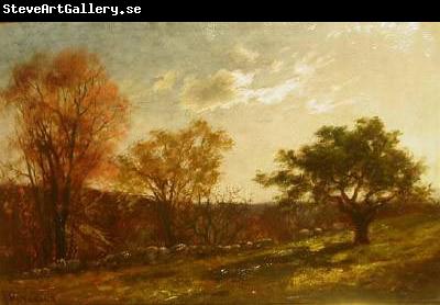 Charles Furneaux Landscape Study, Melrose, Massachusetts, oil painting by Charles Furneaux